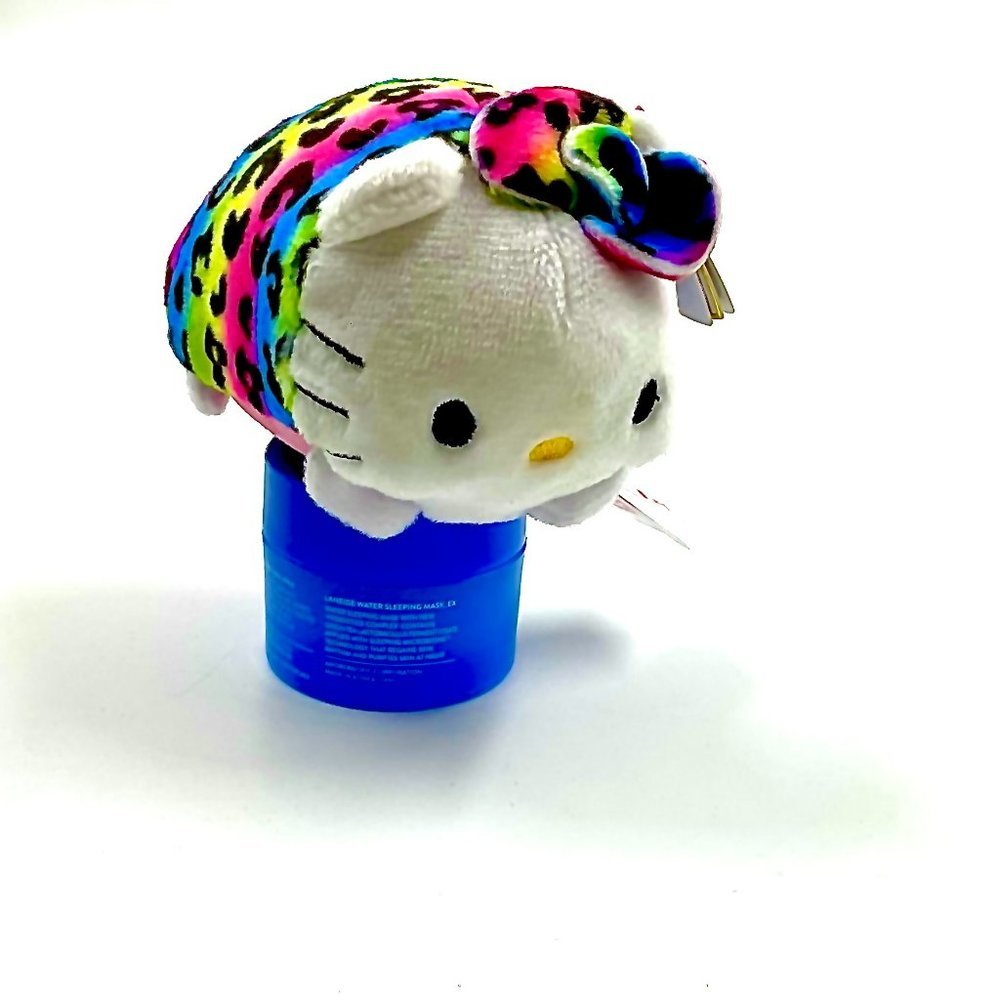 Sanrio Ty Beanie Babie Hello Kitty Multi Color Leopard